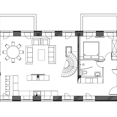 Prora - Penthouse Mit Strandkorb Am Strand- Camelot Dachterrasse Appartement Binz