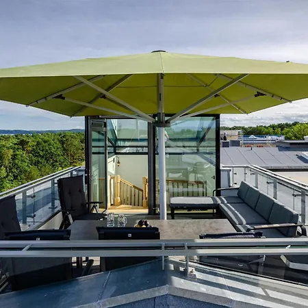 Prora - Penthouse Mit Meerblick - Camelot Dachterrasse * Binz